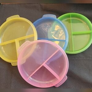 Plastic Plates with Dividers